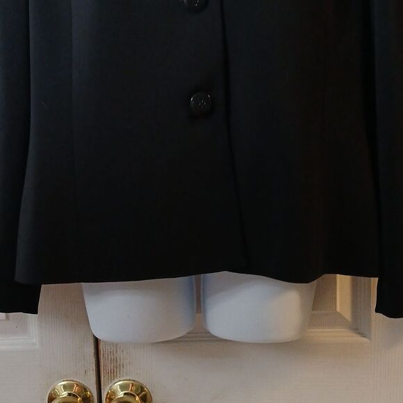 Collections for Le Suit black button down business casual blazer jacket Sz 16 - Picture 2 of 5